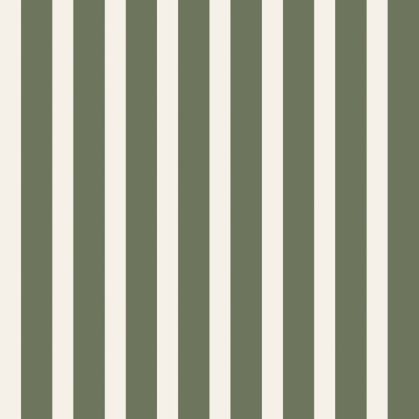 Sage and Cream Stripe Minimal