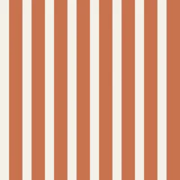 Burnt Orange Wide Stripe Classic wallpaper