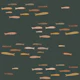 Sardines swimming on linen dark green
