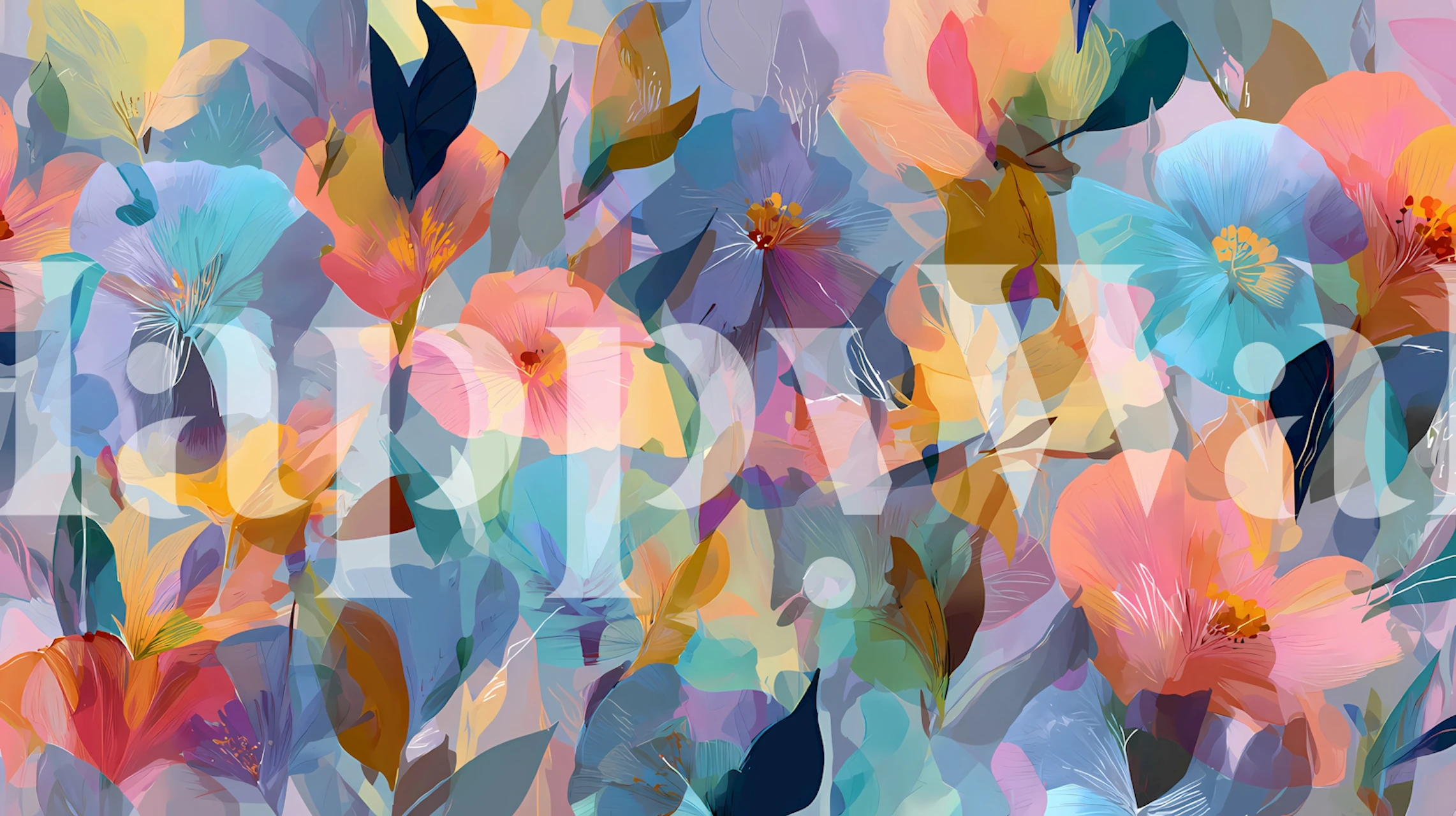 Vibrant Floral Garden tapeta