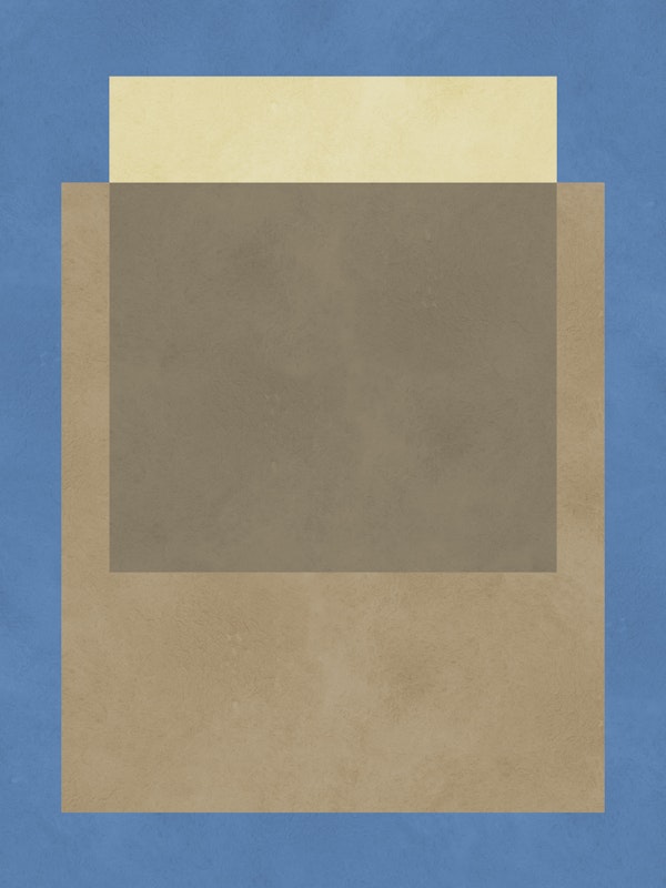 Layered Neutrals on Blue