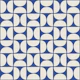 Mid Century Blue Geometric Tiles