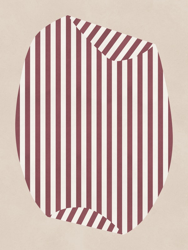 Red White Stripe Illusion
