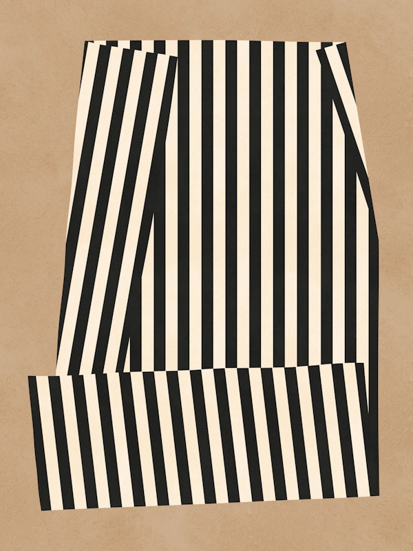 Op Art Stripe Illusion