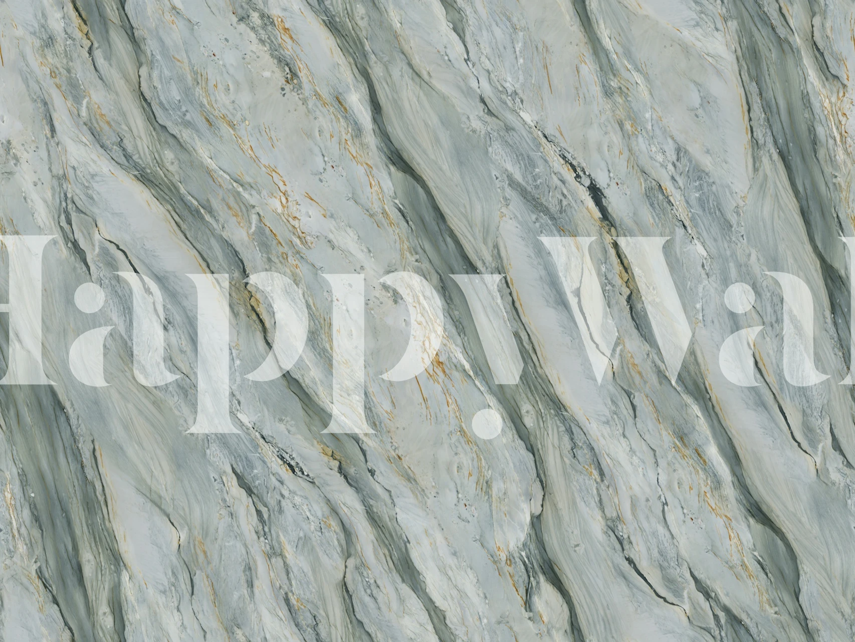 Silver Drift Marble papel de parede