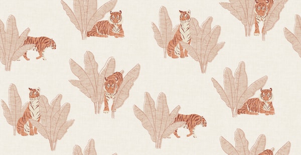 Wandering Tiger - Boho Burnt Orange