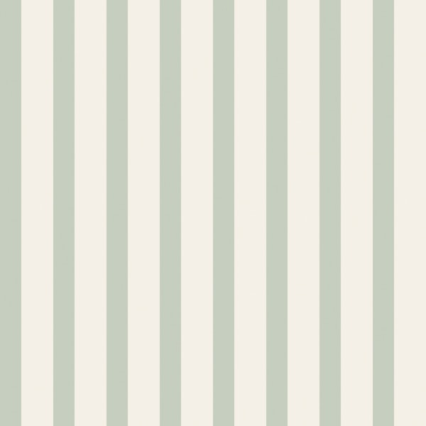 Pastel Green Wide Stripe