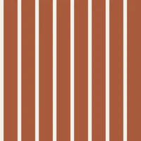 Terracotta Off-White Stripes wallpaper