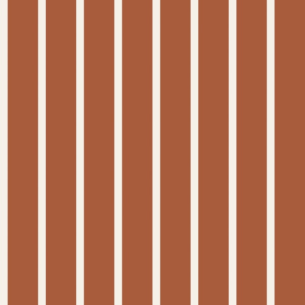 Terracotta Off-White Stripes