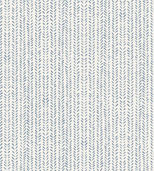 hand drawn chevron marks v1 - dusty blue