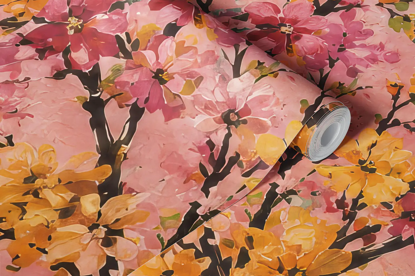 Blossom Confetti Garden wallpaper roll