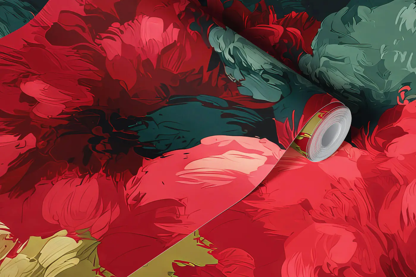 Romantic Peony Reverie wallpaper roll