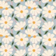 Wild Daisies pattern - blue pink
