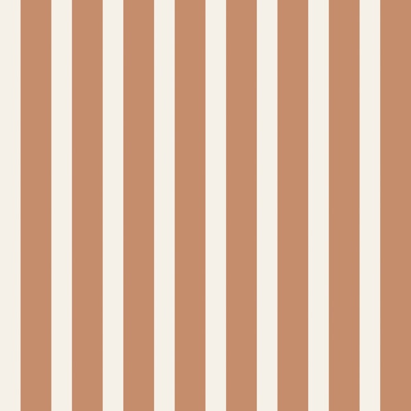 Warm Clay Vertical Stripes