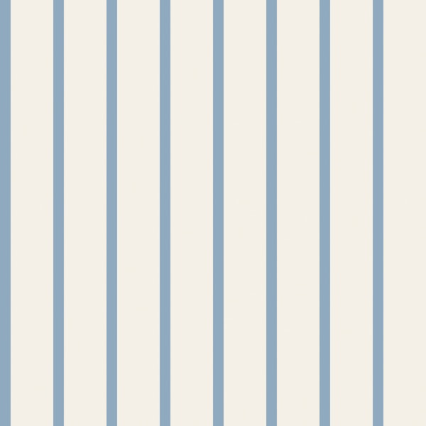 Coastal Blue Vertical Stripes