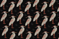 Muted Herons at Night wallpaper