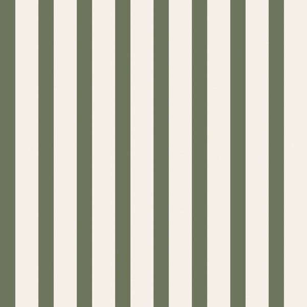 Sage Green and Cream Stripes
