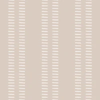 Minimal Stripe Dashes Beige Sand papiers peint