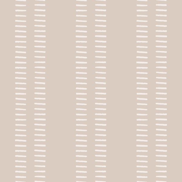 Minimal Stripe Dashes Beige Sand