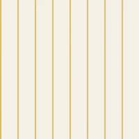 Classic Ivory Mustard Pinstripes tapeta