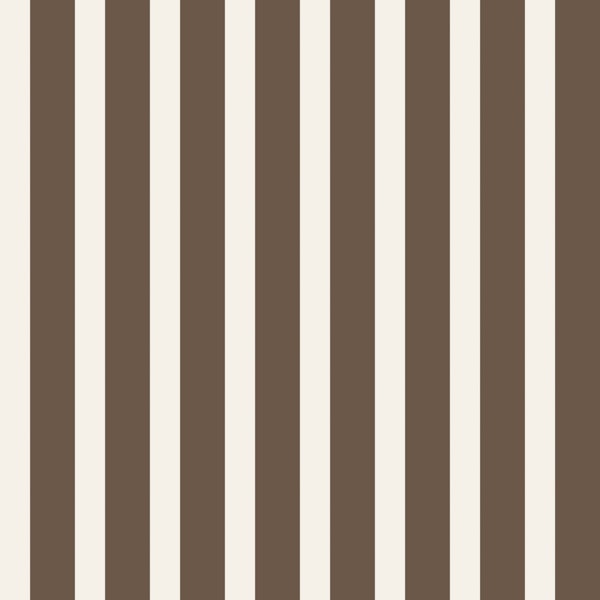 Chocolate Cream Vertical Stripes
