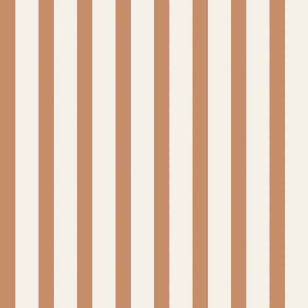 Soft Clay and Ivory Stripes