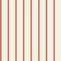 Terracotta Stripes on Cream tapeta