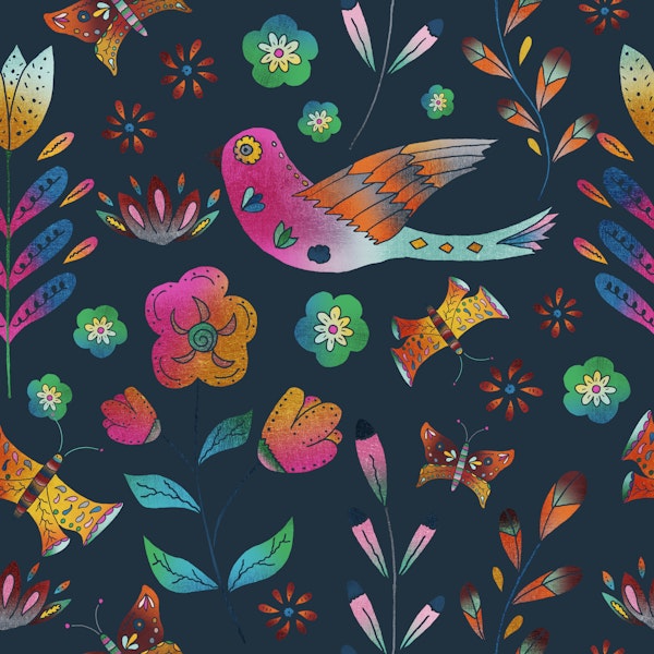 Indigo Enchanted Aviary