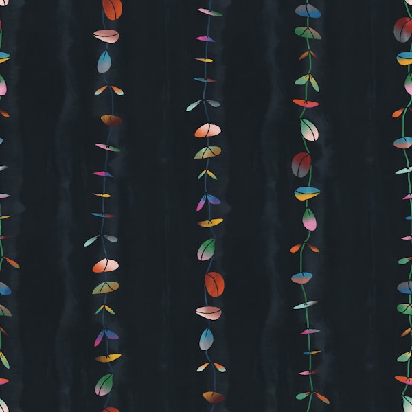 Midnight Falling Leaves