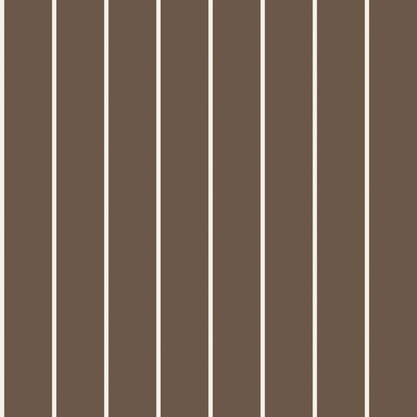 Chocolate Brown Ivory Pinstripes