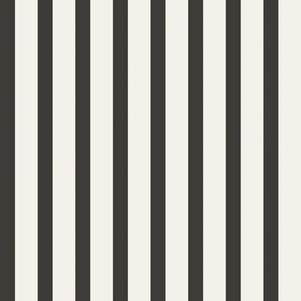 Bold Black Ivory Vertical Stripes