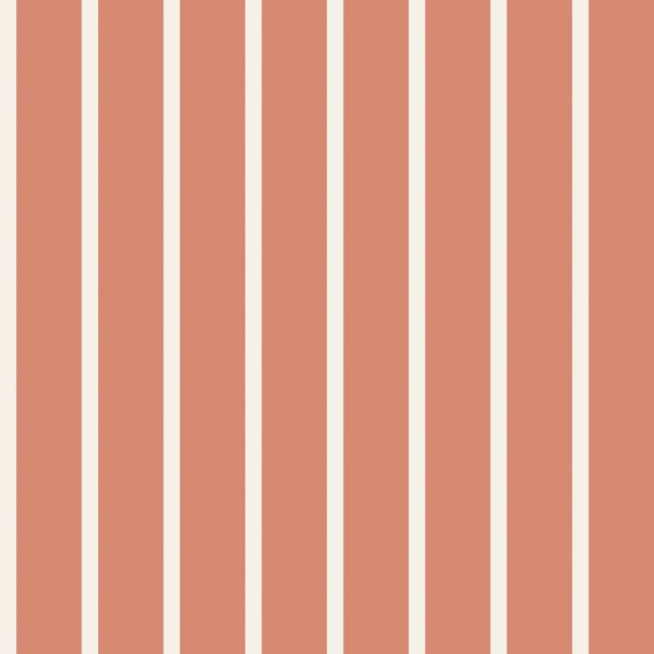 Soft Coral Pinstripe Style