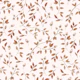 Neutral Floral Sprigs Watercolor