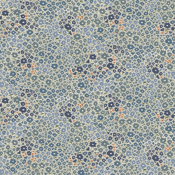 Scandinavian Blue Wildflower Meadow