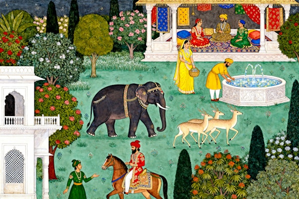 Jaipur Garden Painting