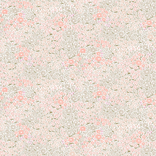 Romantic Pink Sand Wildflower Meadow
