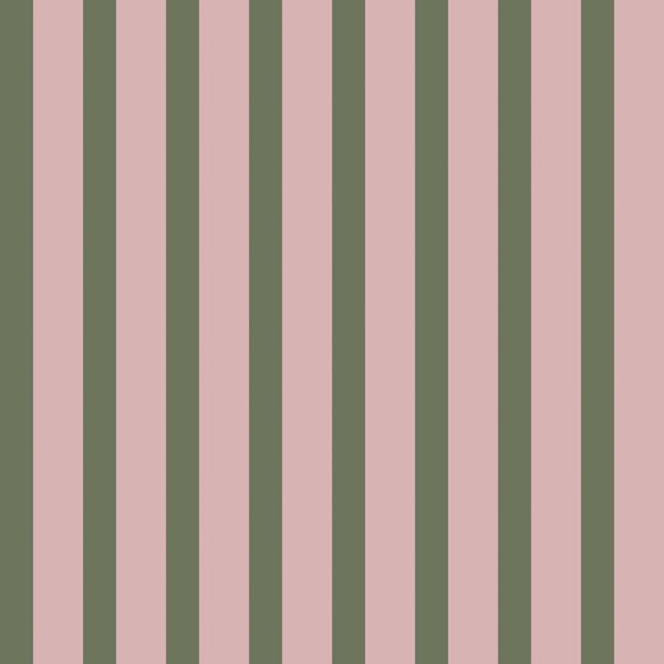 Dusty Pink and Sage Stripes