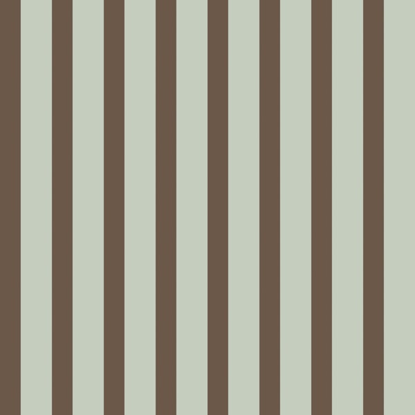 Sage and Cocoa Vertical Stripes
