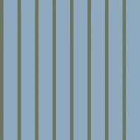 Dusty Blue Deep Sage Stripes tapet