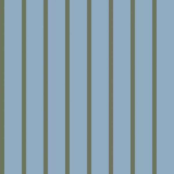 Dusty Blue Deep Sage Stripes