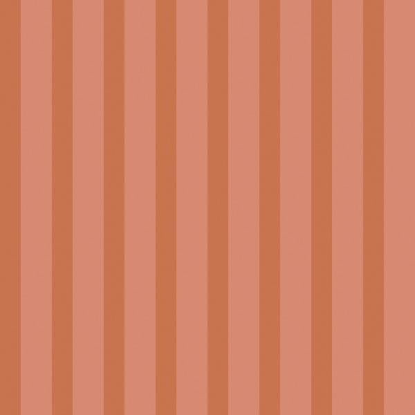 Terracotta Coral Vertical Stripes