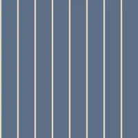 Classic Blue Off-White Pinstripes tapeta