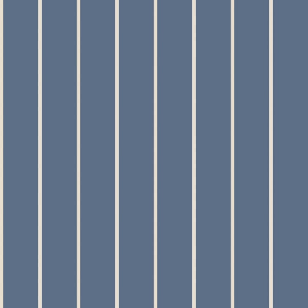 Classic Blue Off-White Pinstripes