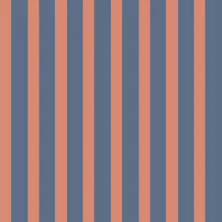 Navy and Coral Vertical Stripes behang