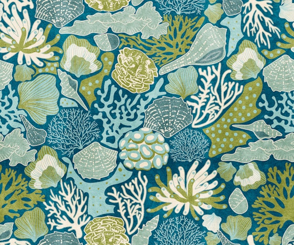 Shell Reef- Deep Sea blue