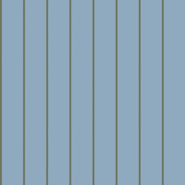 Muted Blue Stripe Modern