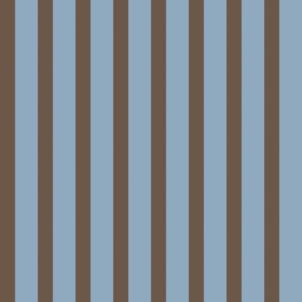 Modern Blue Chocolate Stripes