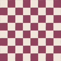 Burgundy and Cream Retro Checkerboard wallpaper