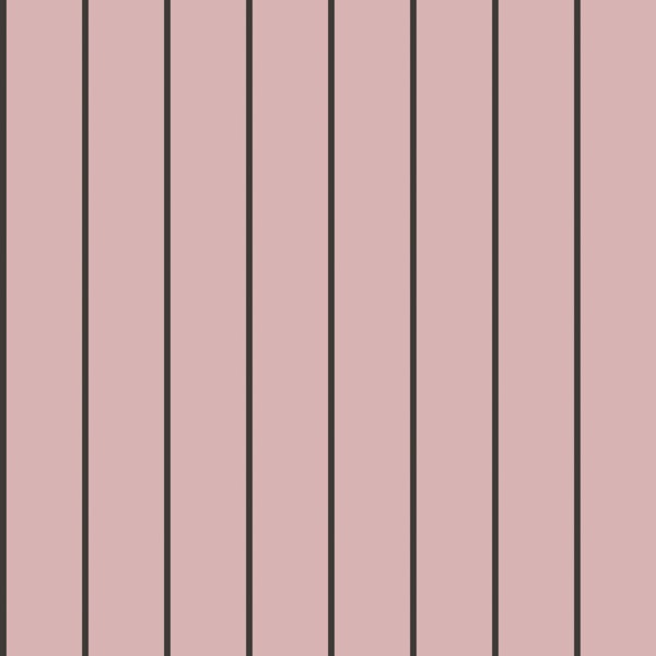 Soft Pink and Charcoal Stripes