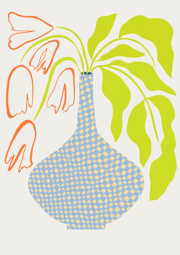 Greenery in a Vase